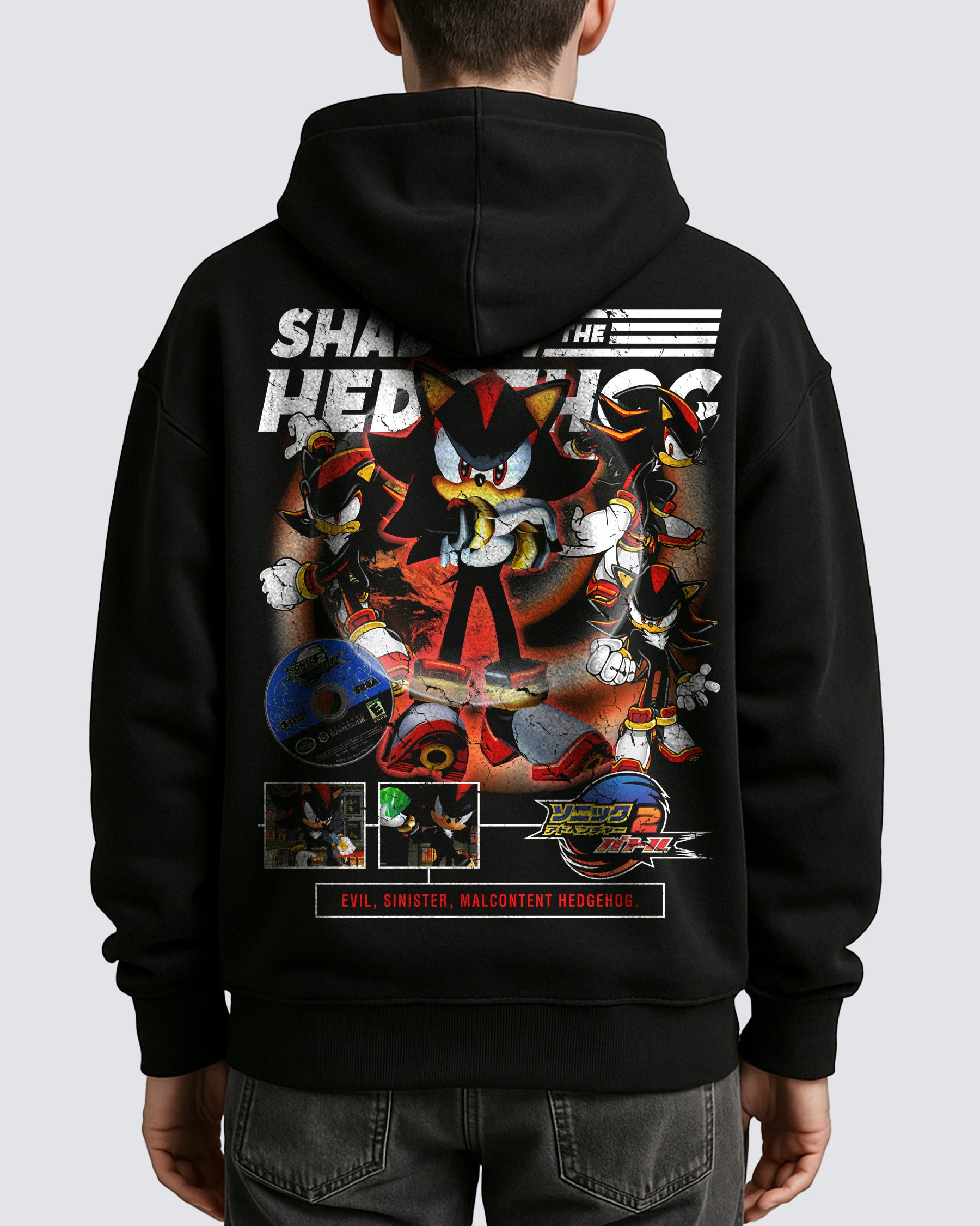 Video Games 'Sonic Adventure 2 Battle: Shadow The Hedgehog' Oversized Hoodie